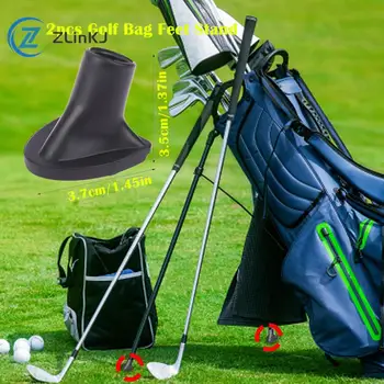 Ножки для сумки для гольфа из 2 предметов, подставка для замены подставки для ног, Резиновые Сменные Аксессуары, универсальная опорная резина, подставка для сумки для гольфа