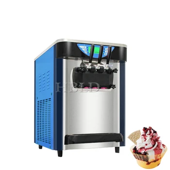 Высококачественная Электрическая Машина Для Мягкого Мороженого, Многофункциональная Машина Для Приготовления Шоколадного Пломбира Из Нержавеющей Стали