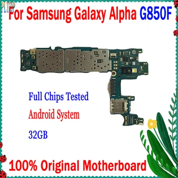 Оригинальная разблокированная материнская плата 32 ГБ для Samsung Galaxy Alpha G850F материнская плата системная логическая плата Android Протестированы все чипы