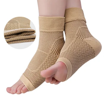 Носки для подошвенного фасциита, бандаж для голеностопного сустава, компрессионные поддерживающие рукава и супинаторы для ног, Ахиллово сухожилие