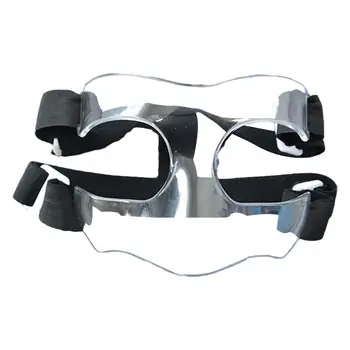 1 шт. прозрачная защита для носа, защитный спортивный регулируемый ремешок для ношения маски для футбола, баскетбола, спорта на открытом воздухе