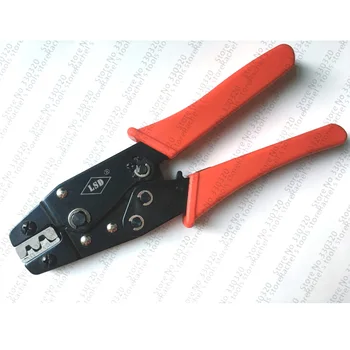 HS-02B Ручные Плоскогубцы для обжима штырей с храповым механизмом инструмент для неизолированных открытых клемм штекерного типа с обжимной способностью 0,5-2,5 мм2