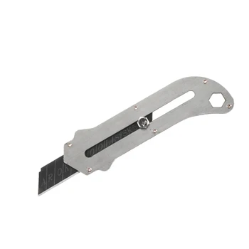 Универсальный нож промышленного класса из нержавеющей стали 18 мм, цельнометаллический нож для обоев, нож для резки бумаги SK5 Blade