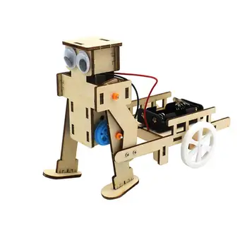 1 Комплект учебного оборудования Игрушки Повышают Концентрацию Внимания Способствуют обучению ребенка Физические Игрушки Робот Тянущий Машину Физические Игрушки