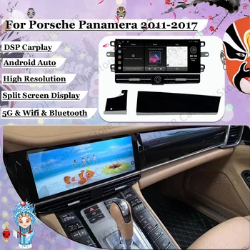 Автомобильный мультимедийный плеер Android 11 LHD RHD для Porsche Panamera 2011-2016 2017 GPS-навигация, автомобильный радиоприемник, головное устройство