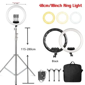 SH 45 см 18 дюймов Кольцевой Светильник С Подставкой Для Штатива Usb Зарядка Selfie Led Лампа С Регулируемой Яркостью Для Фотосъемки Для Фотостудии