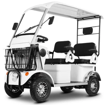 ZL Скутер для пожилых людей, четырехколесный электромобиль, пикап с аккумулятором, экскурсионный автомобиль для пожилых людей с навесом