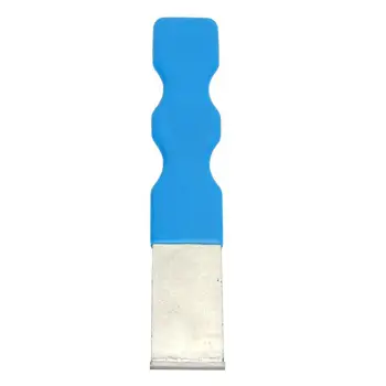 Синяя эргономичная ручка, скребок с наконечником из карбида вольфрама - портативный инструмент 1-1 / 4 дюйма для удаления ржавчины, прокладок - Универсальный
