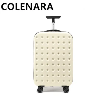 Складной чемодан COLENARA, 24-дюймовый легкий бизнес-кейс на тележке, 20-дюймовый посадочный бокс для ПК, портативная дорожная сумка, ручной чемодан