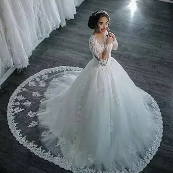 Свадебное белое сексуальное кружевное свадебное платье с маленьким хвостом, вышитое на одно плечо.