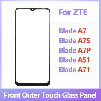 Сенсорный Экран Для ZTE Blade A7 A7S 2020 A7P A51 A71 2021 ЖК-дисплей Передняя Стеклянная Внешняя Панель Для Ремонта Запасных Частей + OCA