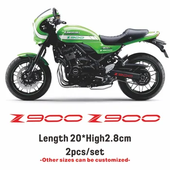 Виниловые Светоотражающие Мотоциклетные Зеленые Наклейки На Переднюю Подвеску Бака С Логотипом Kawasaki z900 rs