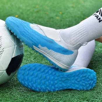 Высококачественная футбольная обувь Для соревнований, тренировочная обувь для Месси, противоскользящие износостойкие футбольные бутсы Fustal, Общественная обувь Chuteira