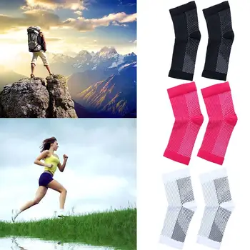 Защитная повязка для бега, баскетбола, фитнеса, обертывание пятки, бандаж для ног, рукав для лодыжки, бандаж для поддержки лодыжки, компрессионные носки
