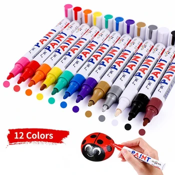 60шт Ручка для рисования Маслянистая Ручка для подкраски DIY Фотоальбом Ручки для граффити Фломастеры для рисования