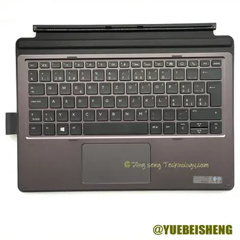 YUEBEISHENG Новый для HP PRO X2 612 G2 HSN-D06K Подставка для рук для совместной работы Швейцарская клавиатура Верхняя крышка Сенсорная панель 918321-BG2