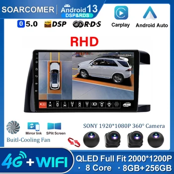 Android 13 Для Toyota Wish XE10 2003-2009 RHD Carplay Автомобильный Радио Мультимедийный плеер GPS DVD Головное устройство 4G WIFI Авторадио SWC BT