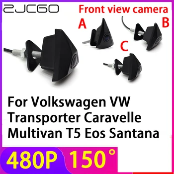 ZJCGO 480P 150 ° Камера Заднего Вида с Логотипом Парковки Автомобиля Водонепроницаемая для Volkswagen VW Transporter Caravelle Multivan T5 Eos Santana