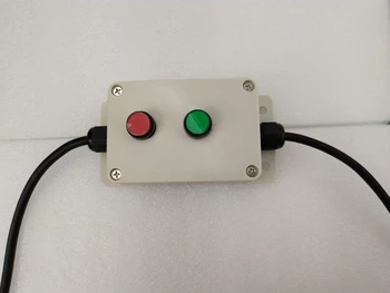 Новое поступление, простая в управлении мини-кнопка ручного управления с красно-зеленым светодиодным светофором