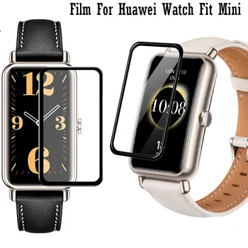 3 шт./лот Защитная Пленка Для Экрана Huawei Watch Fit Mini SmartWatch Защитная Прозрачная 3D Изогнутая Прозрачная Полная Крышка (не стекло