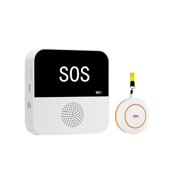 Кнопочный Встроенный Пейджер с несколькими Звонками С функцией Экстренного вызова SOS, Подходящий Для пациентов Пожилого возраста