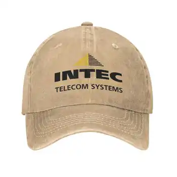 Повседневная джинсовая кепка с графическим принтом Intec Telecom Systems, Вязаная шапка, бейсболка
