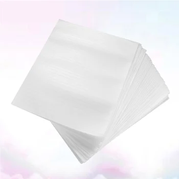 100 ШТ Упаковочных пакетов Белая Оберточная бумага Пенопластовая доска Упаковка для хранения Расходные материалы Посуда