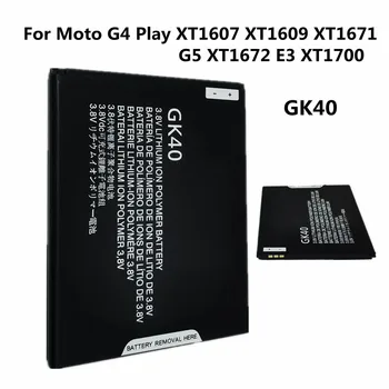 1x2800 мАч GK40 Батарея Для Motorola Moto E3 G4 Play XT1607 XT1609 XT1670 XT1671 XT1672 XT1675 Замена Батареи Мобильного Телефона