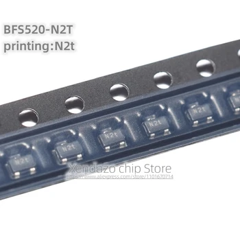 50 шт./лот BFS520-N2T BFS520 Шелкотрафаретная печать N2t SOT-23 упаковка Оригинальный подлинный высокочастотный транзистор