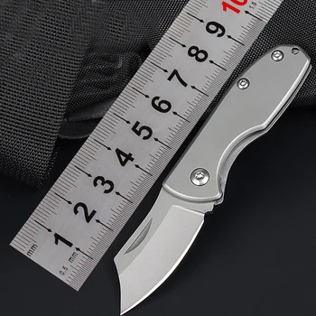 Бесплатная доставка Карманный нож 3cr13 стальное лезвие стальная Ручка Изысканный подарочный нож Мини Складной Нож Кемпинг EDC инструмент
