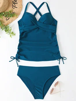 Женская пляжная одежда Push 2023 Swim Bodysuit Купальники с принтом, комплект купальников Tankini Up, Летний женский купальник для купания