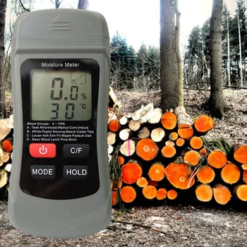Горячий двухконтактный цифровой измеритель влажности древесины TTKK, тестер влажности бумаги, детектор влажности древесины, настенный гигрометр, влагомер