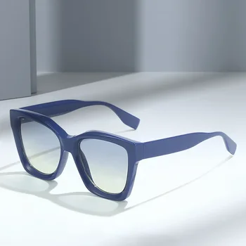 Модные солнцезащитные очки в стиле ретро с защитой от ультрафиолета, солнцезащитные очки с индивидуальными оттенками солнцезащитных очков