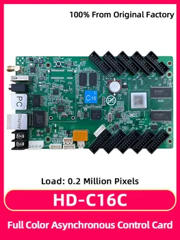 Полноцветный светодиодный экран HD-C16 C16C, плата управления Wi-Fi для видеодисплея со светодиодным модулем, поддержка управления мобильным приложением