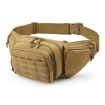 Тактическая поясная сумка-кобура для пистолета, военная поясная сумка, сумка на ремне, открытый нагрудный штурмовой рюкзак, скрытая кобура для переноски пистолета,