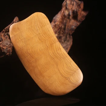 Пластинчатая доска для инструментов из натурального дерева Гуаша, Массажер для похудения, Массажная пластина Гуаша Гуа Ша
