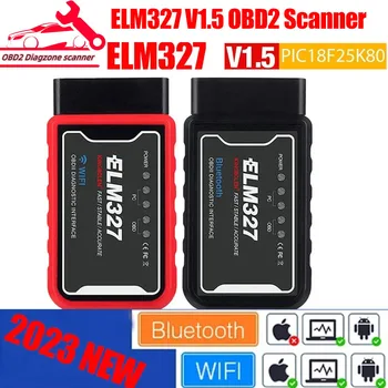 ELM327 v1.5 PIC18F25K80 чип BT wifi Считыватель кода ELM 327 OBD2 сканер Автомобильные Диагностические Инструменты для Android IOS PK ICAR2