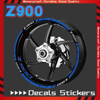 Наклейки для мотоциклов Наклейка для Z900 Z900RS Z900SE Z650 Z650RS Переднее Заднее колесо Шина Ободная полоса Светоотражающая наклейка z650 z900