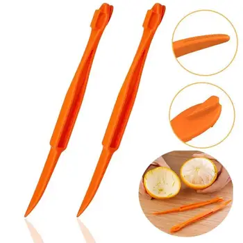 Оранжевый овощечистка инструменты пластиковые оранжевый овощечистка для цитрусовых лимон для снятия цедры цитрусовых резак растительные Slicer фрукты инструменты кухня гаджеты