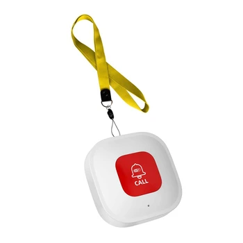 Tuya Wifi Smart Кнопка вызова SOS Кнопка экстренного вызова Телефонный передатчик оповещения для пациента