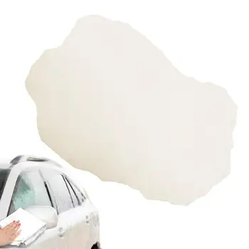 Полотенца для мытья автомобилей из натуральной овчины, Суперабсорбирующая ткань для чистки домашнего оконного стекла, Быстросохнущее полотенце для мытья автомобилей