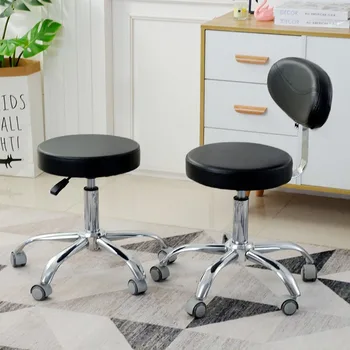 Вращающиеся офисные и семейные парикмахерские кресла INS со свободным подъемом и длительной нагрузкой на отскок 200 кг, не занимая много места