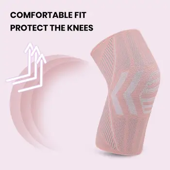 Наколенник для поддержки колена Высокоэластичный наколенник для превосходной поддержки и комфорта Дышащий компрессионный рукав для защиты от спортивного пота