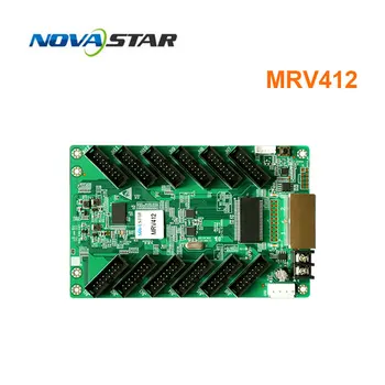 Полноцветный Светодиодный Дисплей Novastar MRV412 Приемная Карта Светодиодный Экран Видеокарта Управления С 12 Портами HUB75E 512x512 Пикселей