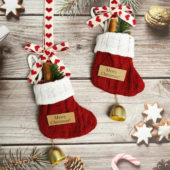 Рождественские украшения Подвески для рождественских чулок Besson Украсят украшенную дверь Подвесными подарками в праздничной атмосфере