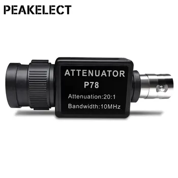Осциллограф Peakelect P78 20:1 Пассивный Аттенюатор, Аттенюатор Сигнала с полосой пропускания 10 МГц, Адаптер BNC типа 