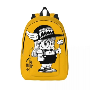 Холщовый рюкзак из аниме Arale Norimaki Robot для женщин и мужчин, водонепроницаемая школьная сумка для манги с принтом Dr Slump, сумки для книг