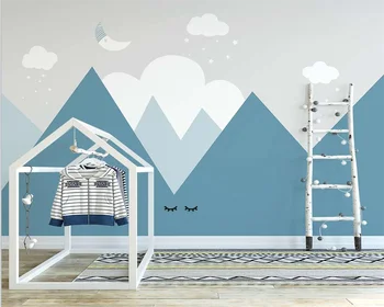 beibehang Пользовательские современные скандинавские абстрактные геометрические обои для детской комнаты papel de parede papier peint