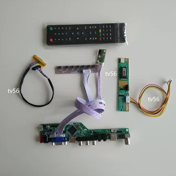 ЖК-светодиодный АУДИО-телевизор HDMI-совместимый USB VGA AV Контроллер плата драйвера дисплея для LM195WD1-TLA1/TLC1 1600*900 экран панели