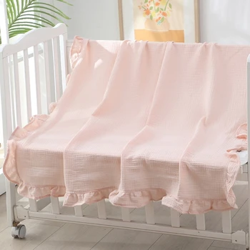 Одеяло для новорожденных мальчиков и девочек, дышащее и приятное для кожи Детское одеяло, мягкое детское одеяло унисекс в подарок